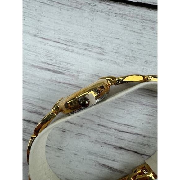 Cote d' Azur Women's 4-piece Gift Set Watch Bracelet Earrings Necklace Gold Tone - Picture 5 of 16